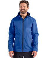 Clique Men's Tempo Recycled Stretch Softshell Full Zip Hooded Jacket-2