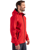 Clique Men's Tempo Recycled Stretch Softshell Full Zip Hooded Jacket-3