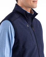 Cutter & Buck Men's Hunts Point Recycled Fleece Hybrid Full Zip Vest-5