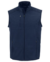 Cutter & Buck Men's Hunts Point Recycled Fleece Hybrid Full Zip Vest-6