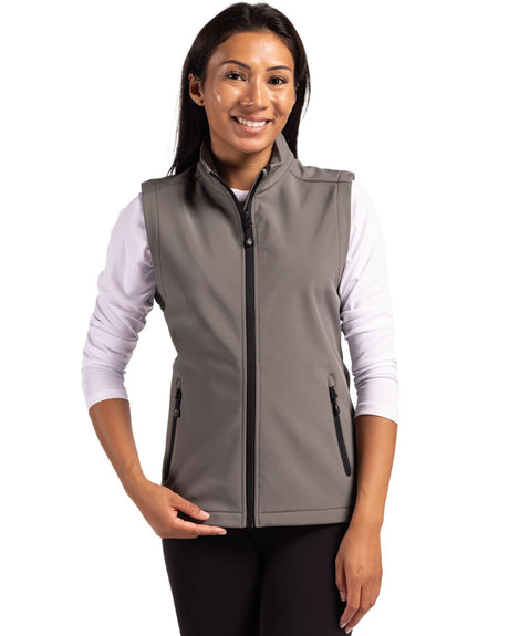 Clique Women's Tempo Recycled Stretch Softshell Full Zip Vest-1