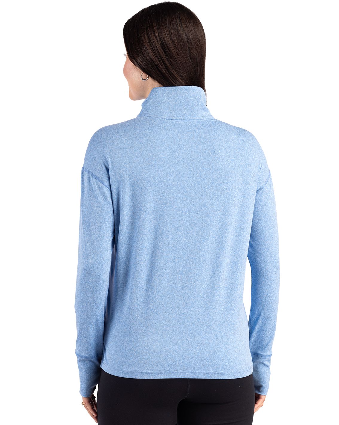 Cutter & Buck Women's Forge Recycled Four-Way Stretch Quarter Zip Pullover-5