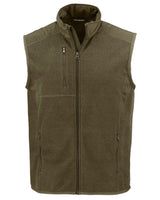 Cutter & Buck Men's Hunts Point Recycled Fleece Hybrid Full Zip Vest-5
