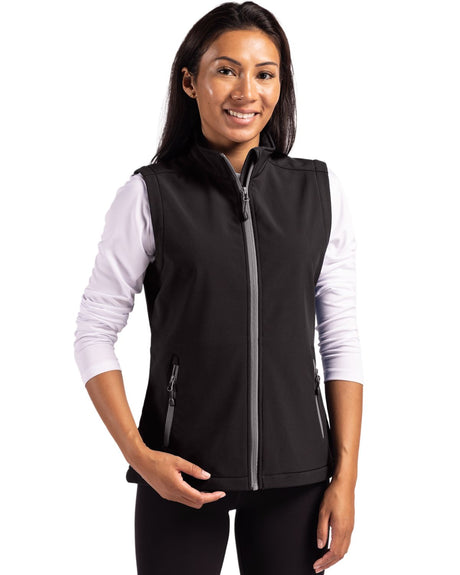 Clique Women's Tempo Recycled Stretch Softshell Full Zip Vest-1
