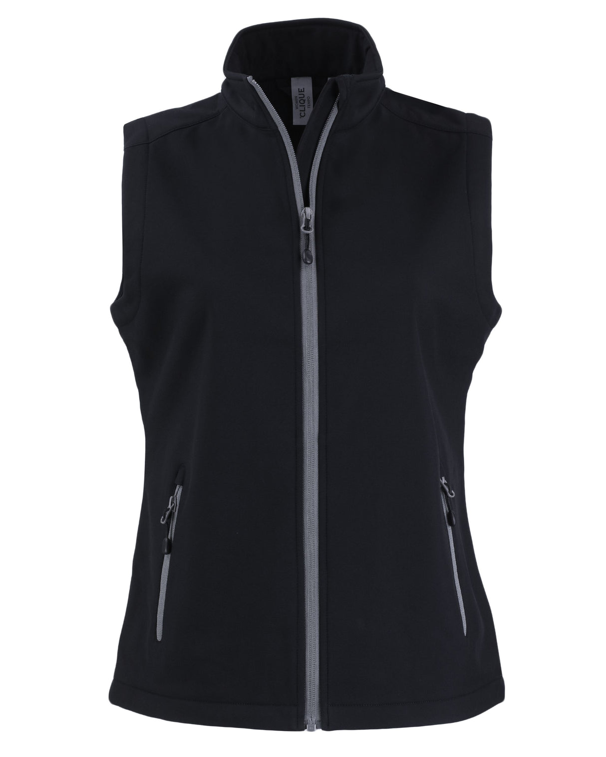 Clique Women's Tempo Recycled Stretch Softshell Full Zip Vest-4