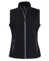 Clique Women's Tempo Recycled Stretch Softshell Full Zip Vest-4