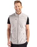 Cutter & Buck Men's Hunts Point Recycled Fleece Hybrid Full Zip Vest-1