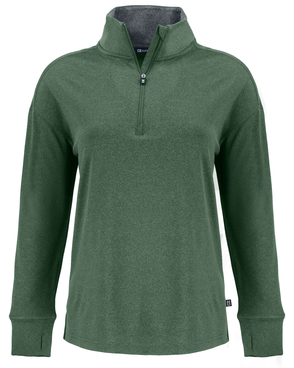Cutter & Buck Women's Forge Recycled Four-Way Stretch Quarter Zip Pullover-1