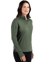 Cutter & Buck Women's Forge Recycled Four-Way Stretch Quarter Zip Pullover-6