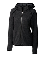 Cutter & Buck Women's Mainsail Sweater-Knit Full Zip Hooded Jacket-5