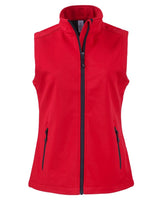 Clique Women's Tempo Recycled Stretch Softshell Full Zip Vest-2
