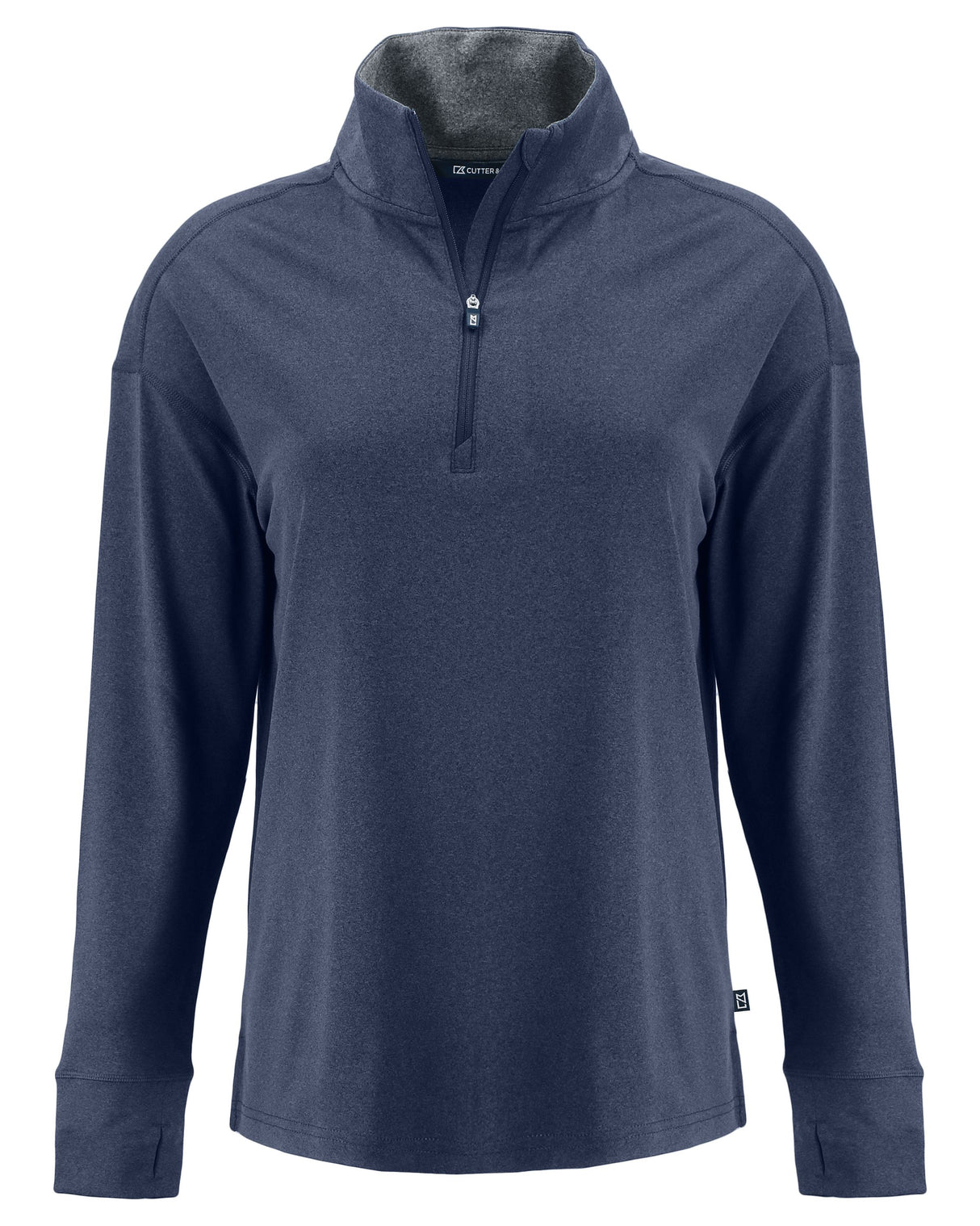 Cutter & Buck Women's Forge Recycled Four-Way Stretch Quarter Zip Pullover-1