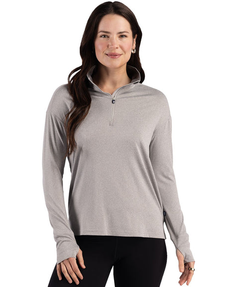 Cutter & Buck Women's Forge Recycled Four-Way Stretch Quarter Zip Pullover-2