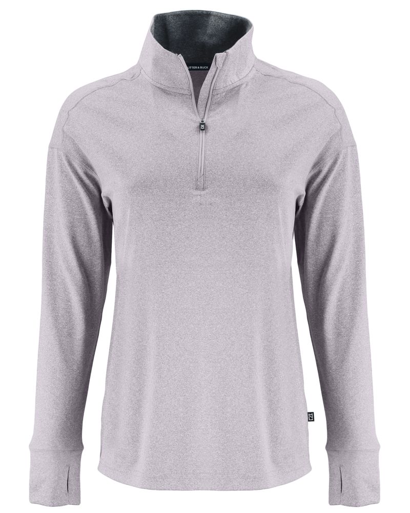 Cutter & Buck Women's Forge Recycled Four-Way Stretch Quarter Zip Pullover-6