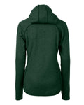 Cutter & Buck Women's Mainsail Sweater-Knit Full Zip Hooded Jacket-1