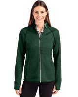 Cutter & Buck Women's Mainsail Sweater-Knit Full Zip Hooded Jacket-6