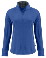Cutter & Buck Women's Forge Recycled Four-Way Stretch Quarter Zip Pullover-1