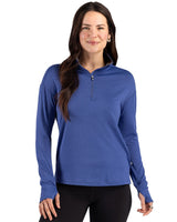 Cutter & Buck Women's Forge Recycled Four-Way Stretch Quarter Zip Pullover-4