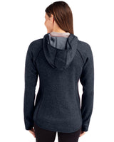 Cutter & Buck Women's Mainsail Sweater-Knit Full Zip Hooded Jacket-2
