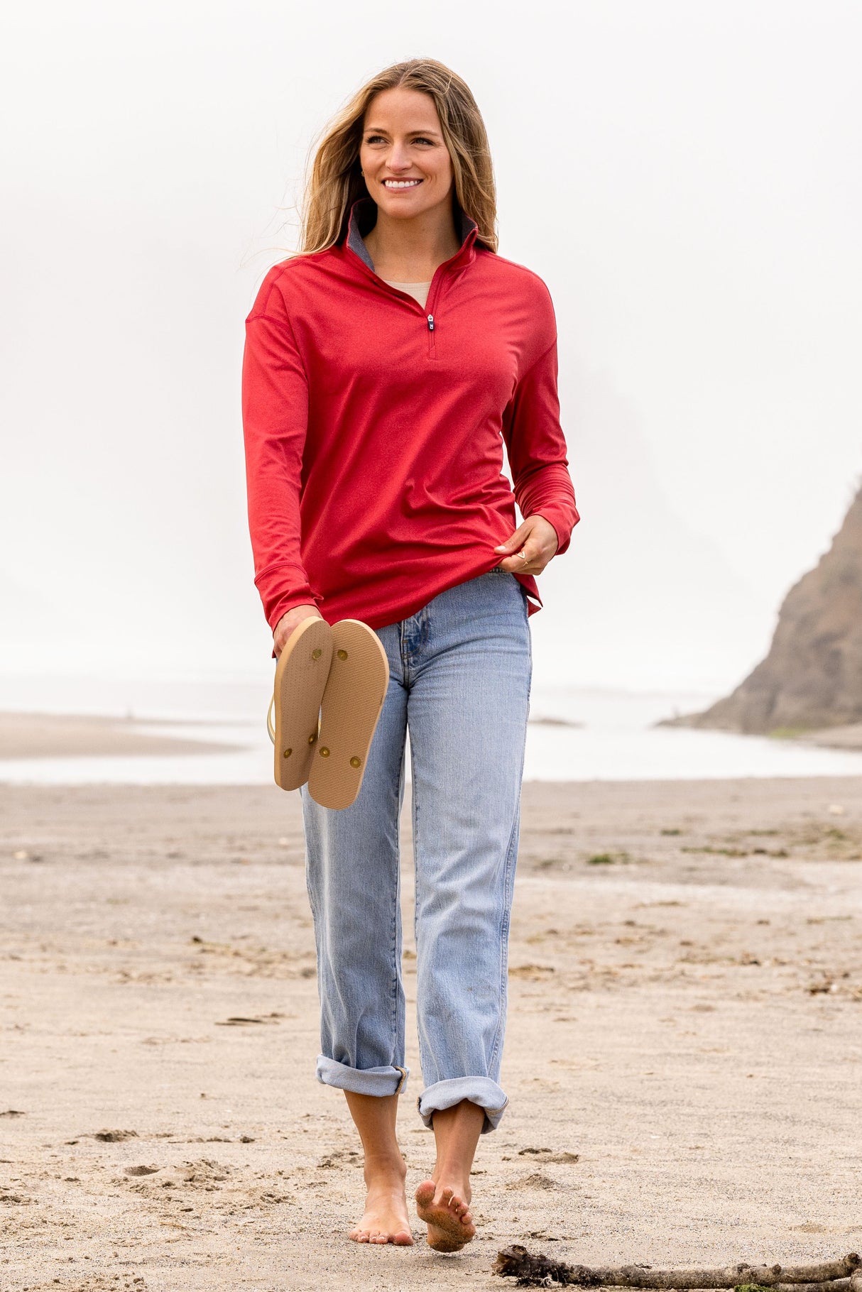 Cutter & Buck Women's Forge Recycled Four-Way Stretch Quarter Zip Pullover-2