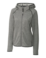 Cutter & Buck Women's Mainsail Sweater-Knit Full Zip Hooded Jacket-6
