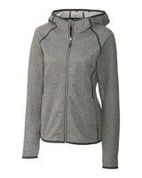 Cutter & Buck Women's Mainsail Sweater-Knit Full Zip Hooded Jacket-7