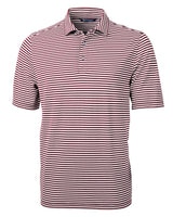 Cutter & Buck Men's Virtue Recycled Stripe Featherlight Pique Polo-1
