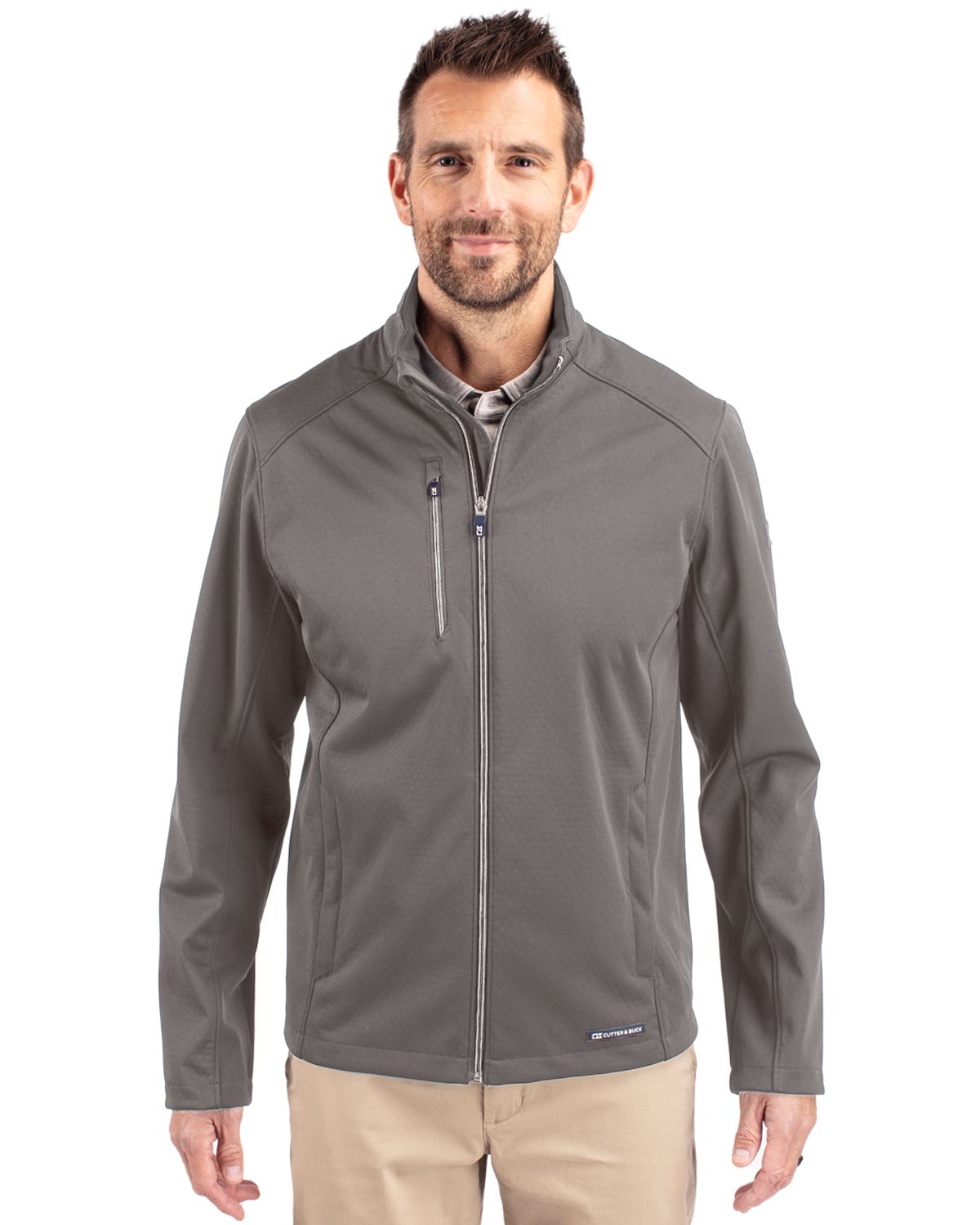 Cutter & Buck Men's Evoke Recycled  Full Zip Jacket-1