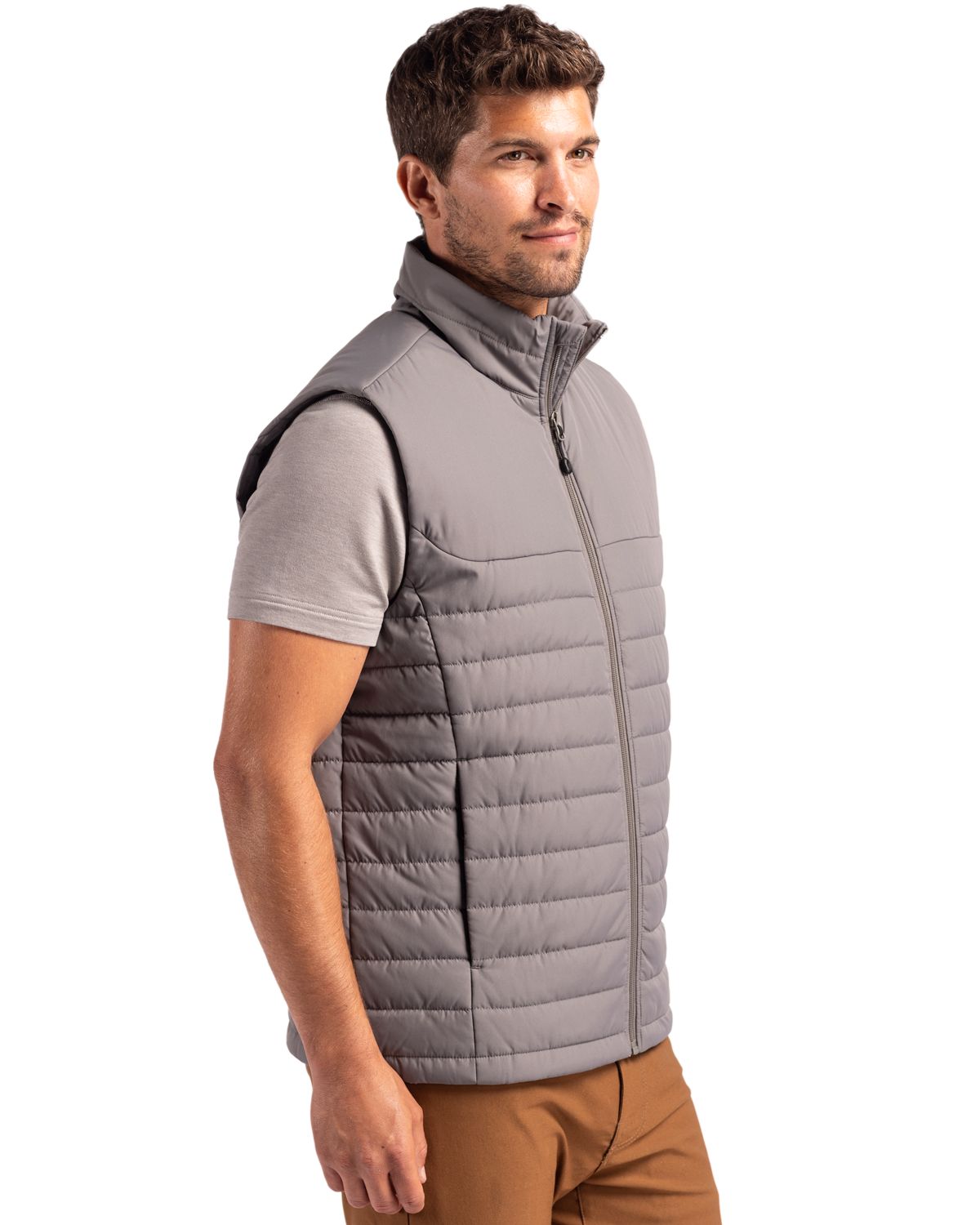 Clique Men's Elevation Recycled Insulated Puffer Full Zip Vest-4