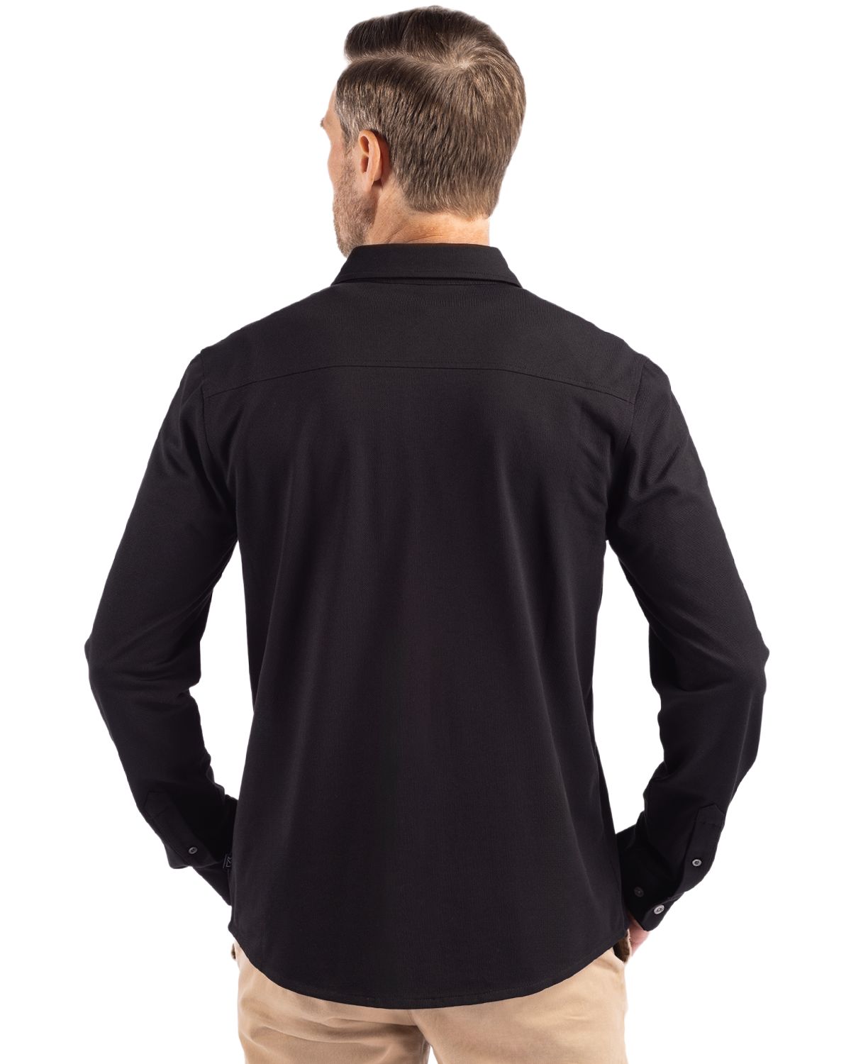 Cutter & Buck Men's Advantage Long Sleeve Button-Down Shirt-6
