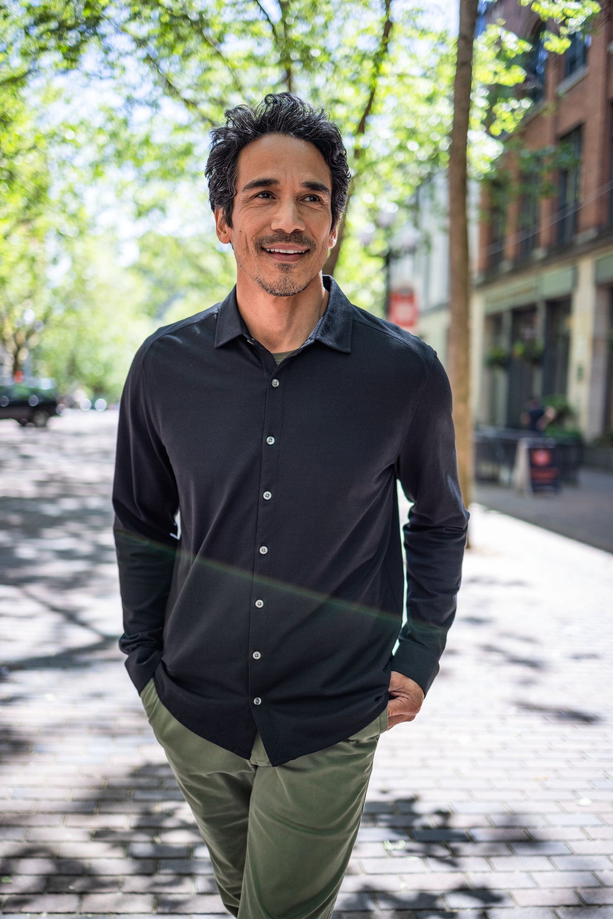 Cutter & Buck Men's Advantage Long Sleeve Button-Down Shirt-8