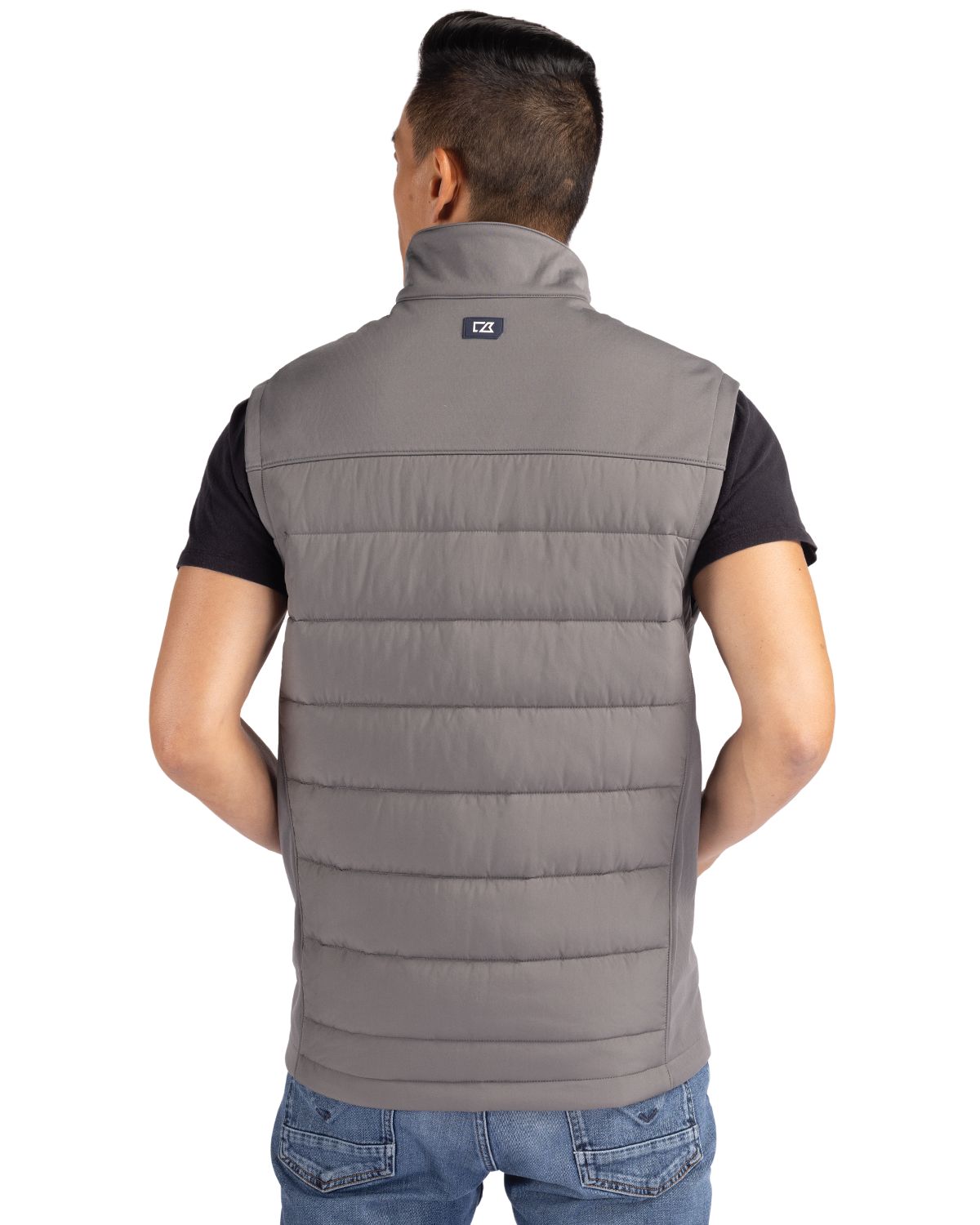 Cutter & Buck Men's Evoke Hybrid Full Zip Vest-3