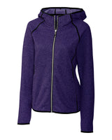 Cutter & Buck Women's Mainsail Sweater-Knit Full Zip Hooded Jacket-2