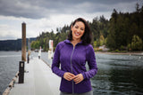 Cutter & Buck Women's Mainsail Sweater-Knit Full Zip Hooded Jacket-4