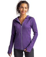 Cutter & Buck Women's Mainsail Sweater-Knit Full Zip Hooded Jacket-5