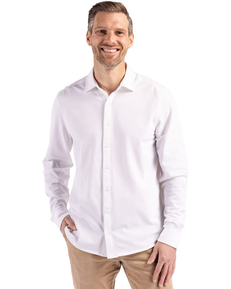 Cutter & Buck Men's Advantage Long Sleeve Button-Down Shirt-1