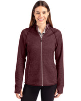 Cutter & Buck Women's Mainsail Sweater-Knit Full Zip Hooded Jacket-4