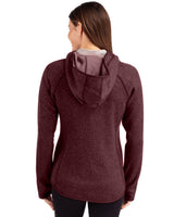 Cutter & Buck Women's Mainsail Sweater-Knit Full Zip Hooded Jacket-5