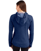 Cutter & Buck Women's Mainsail Sweater-Knit Full Zip Hooded Jacket-2