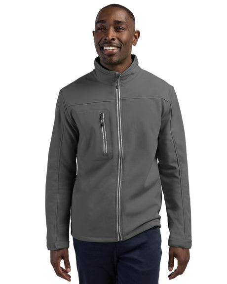 Clique Men's Telemark Recycled Stretch Softshell Full Zip Jacket-1