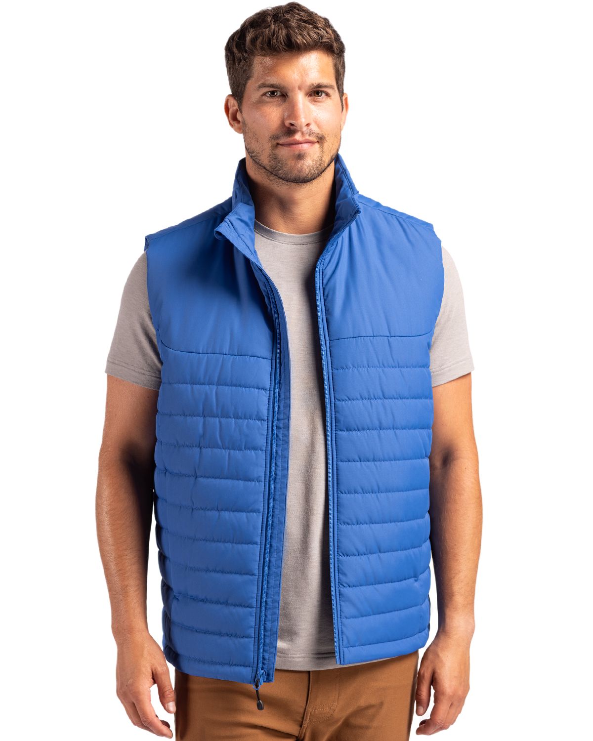 Clique Men's Elevation Recycled Insulated Puffer Full Zip Vest-2