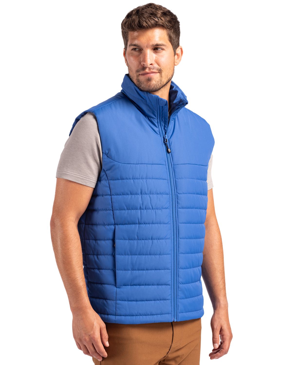 Clique Men's Elevation Recycled Insulated Puffer Full Zip Vest-4