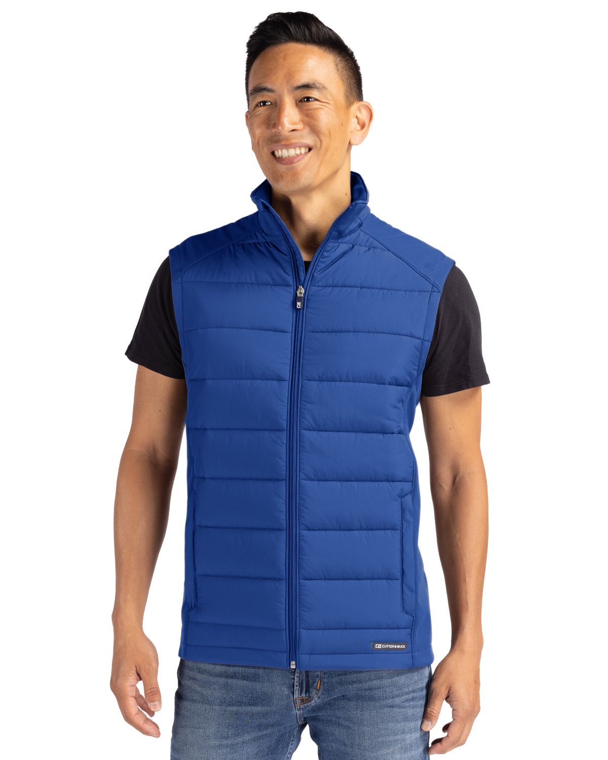 Cutter & Buck Men's Evoke Hybrid Full Zip Vest-4