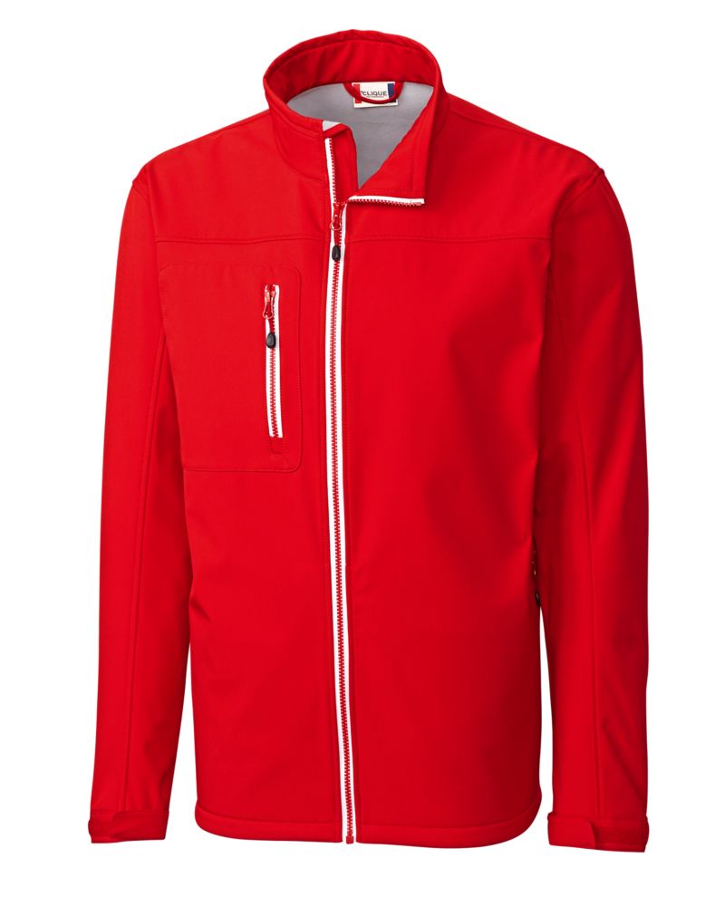 Clique Men's Telemark Recycled Stretch Softshell Full Zip Jacket-6