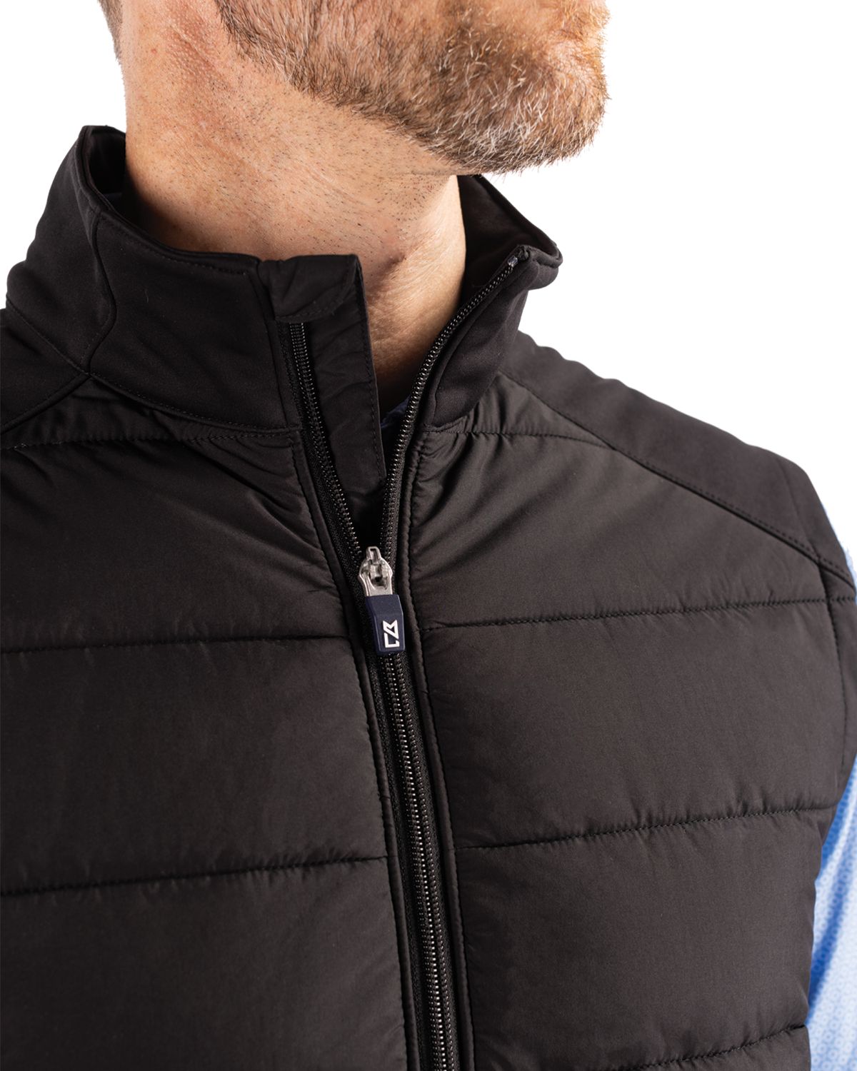 Cutter & Buck Men's Evoke Hybrid Full Zip Vest-11