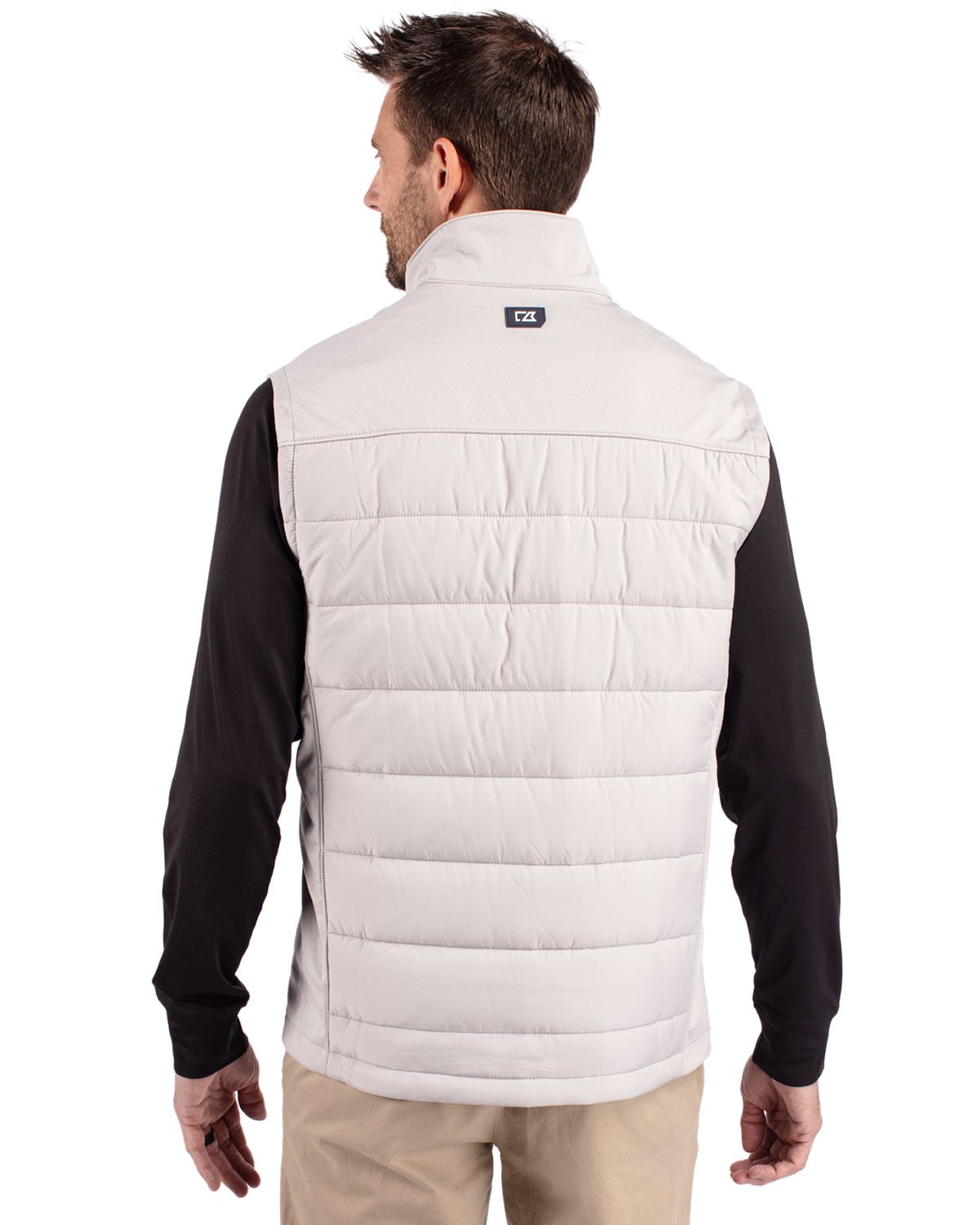 Cutter & Buck Men's Evoke Hybrid Full Zip Vest-7