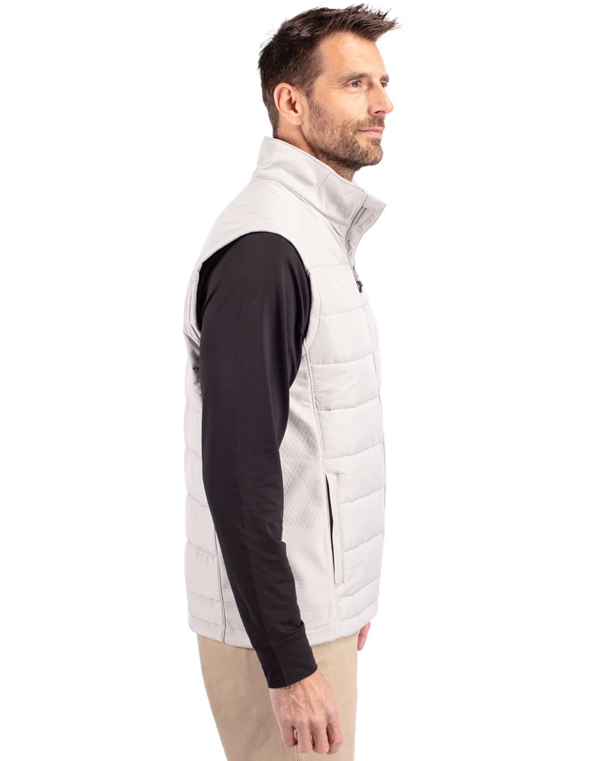 Cutter & Buck Men's Evoke Hybrid Full Zip Vest-8
