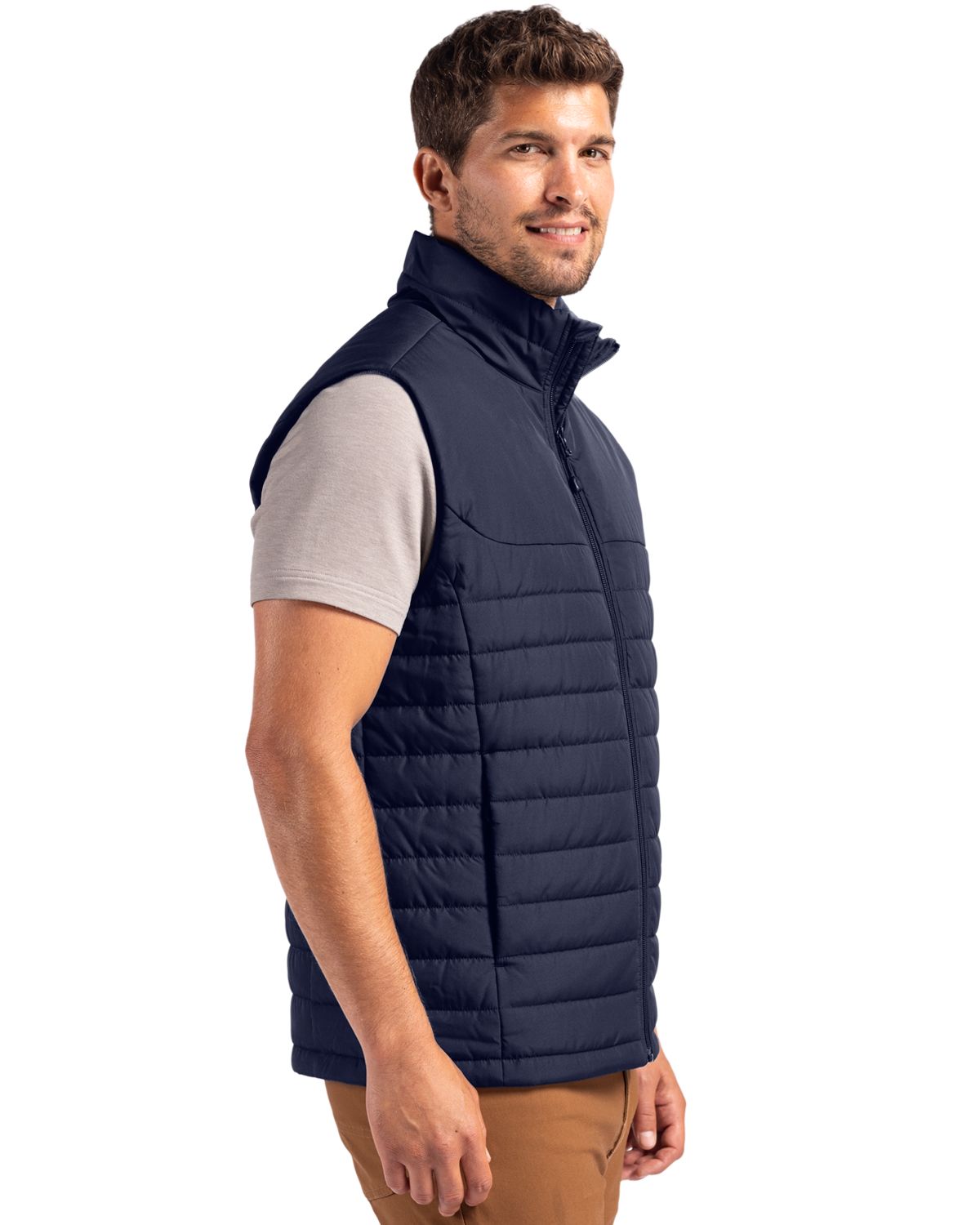 Clique Men's Elevation Recycled Insulated Puffer Full Zip Vest-4