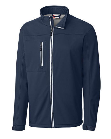 Clique Men's Telemark Recycled Stretch Softshell Full Zip Jacket-1
