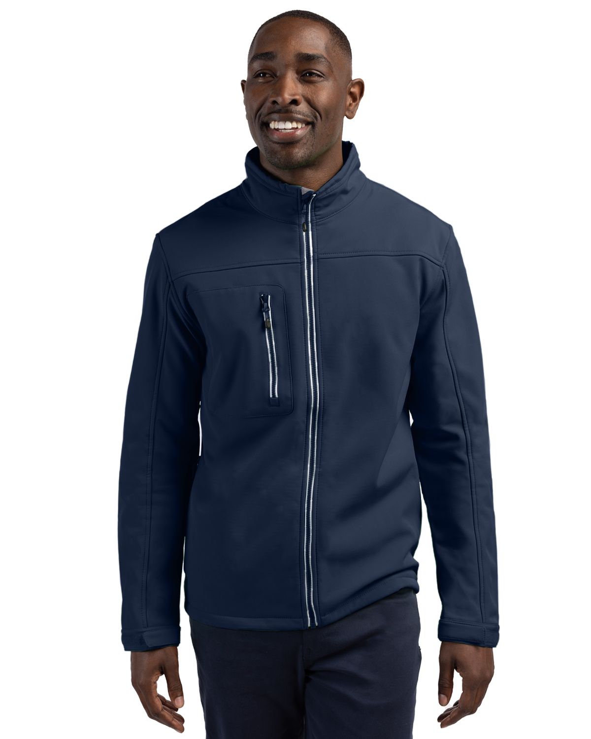 Clique Men's Telemark Recycled Stretch Softshell Full Zip Jacket-4